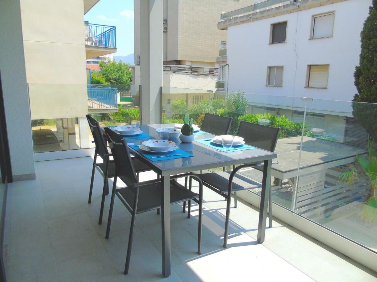 Appartement Proche Mer Avec Piscine Rosas Eksteriør billede